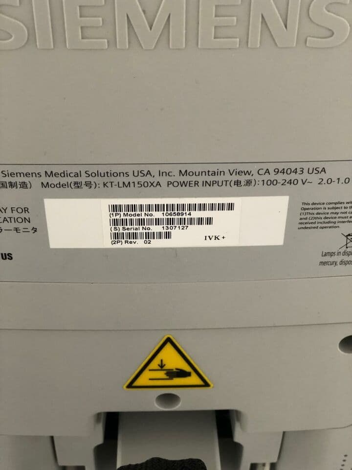 Siemens Acuson X150 Ultrasound System for Parts thumbnail 4