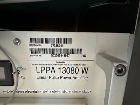 MRI Linear Pulse Power Amplifier — Siemens 07386944 thumbnail 2