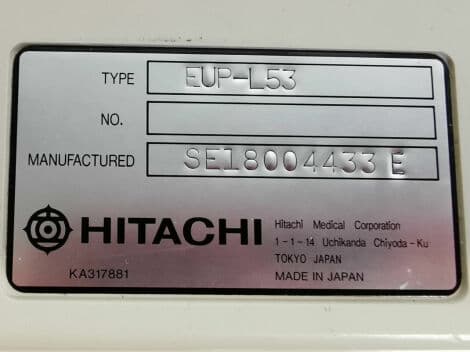 Linear Ultrasound Probe for Superficial Imaging — Hitachi EUP-L53 thumbnail 4