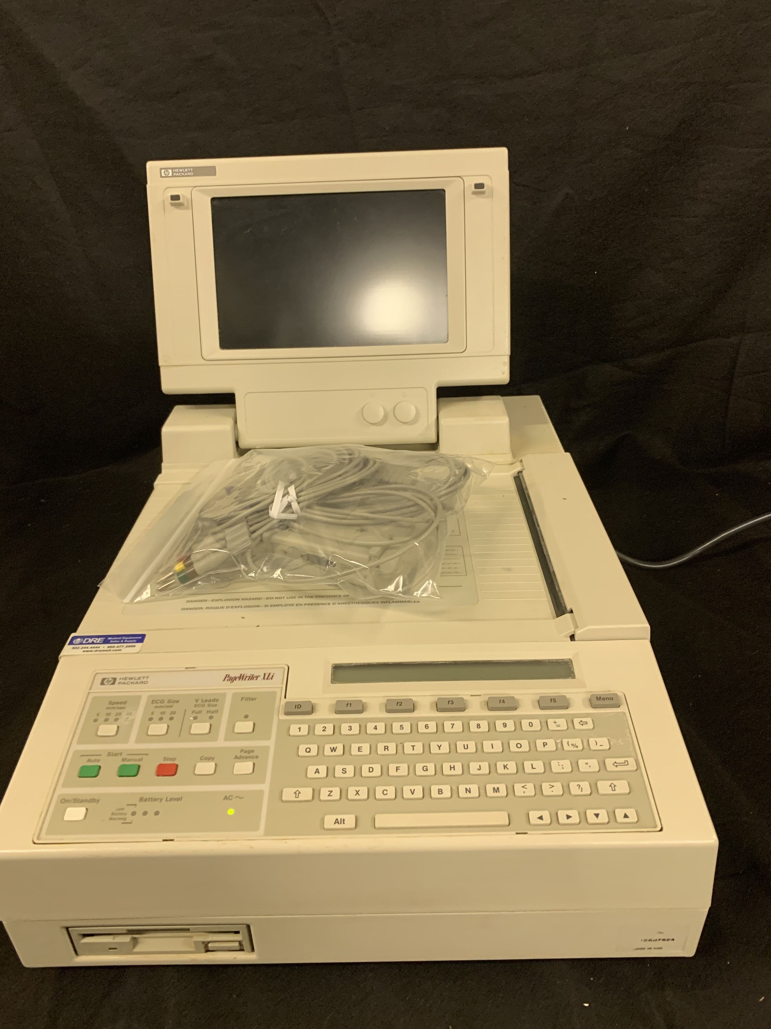 Hewlett Packard Page Writer XLi BioMed Certified EKG Machine thumbnail 4
