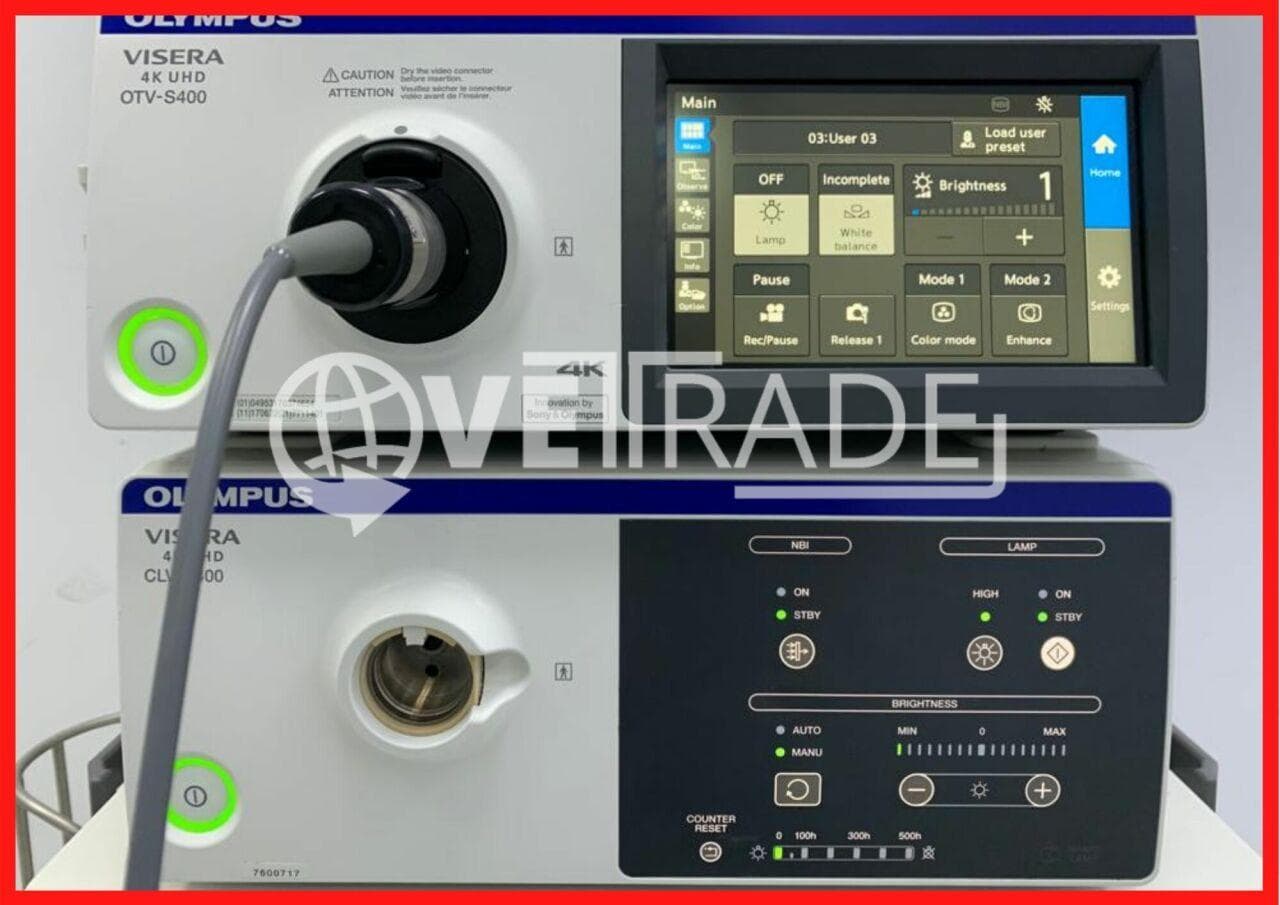 Olympus VISERA 4K UHD Endoscopy System with OTV-S400 Processor & CLV-S400 Light Source thumbnail 5