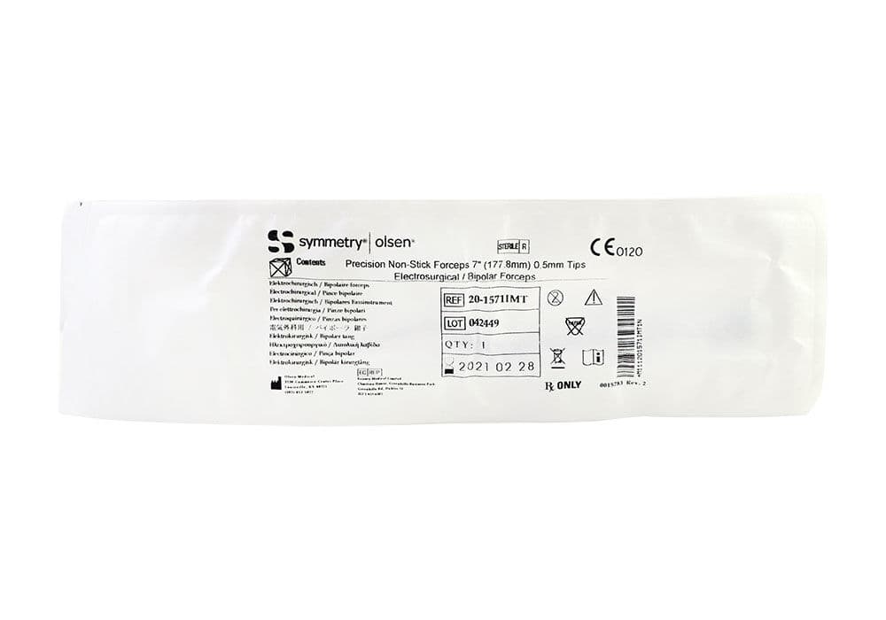 Symmetry Surgical 20-1571IMT Olsen 7-inch Non-Stick Bipolar Forceps thumbnail 2