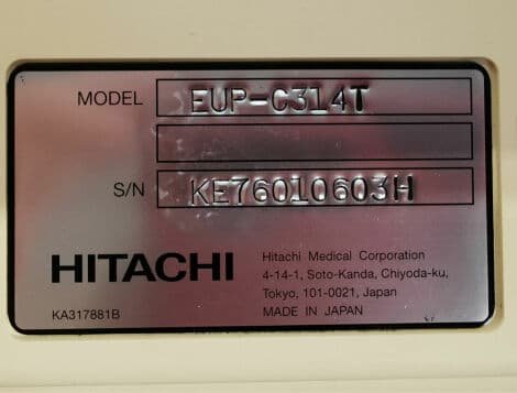 Convex Hitachi EUP-C314T Ultrasound Transducer thumbnail 4