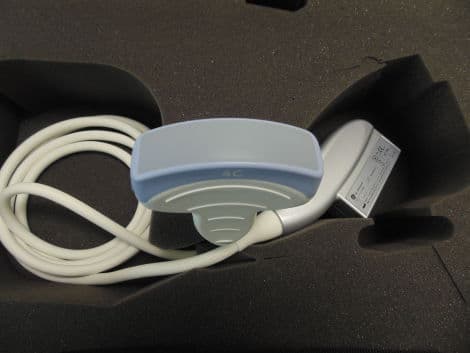 GE 4CRS Convex Ultrasound Transducer Probe image 1