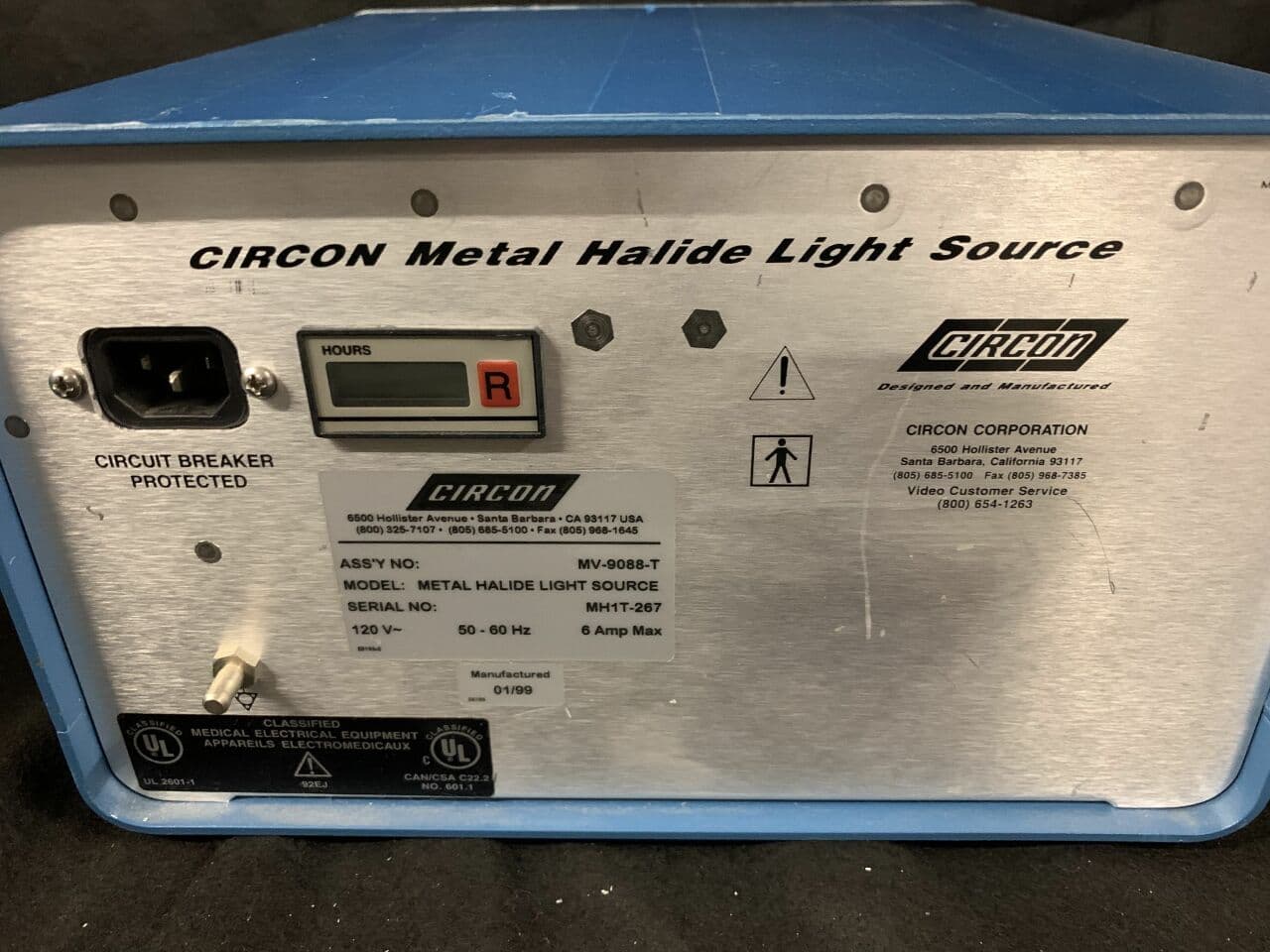 BioMed Certified Circon MV-9088-T Medical Light Source thumbnail 2