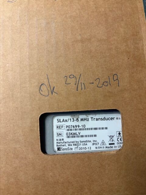 Sonosite SLAx Linear Array Ultrasound Transducer image 1