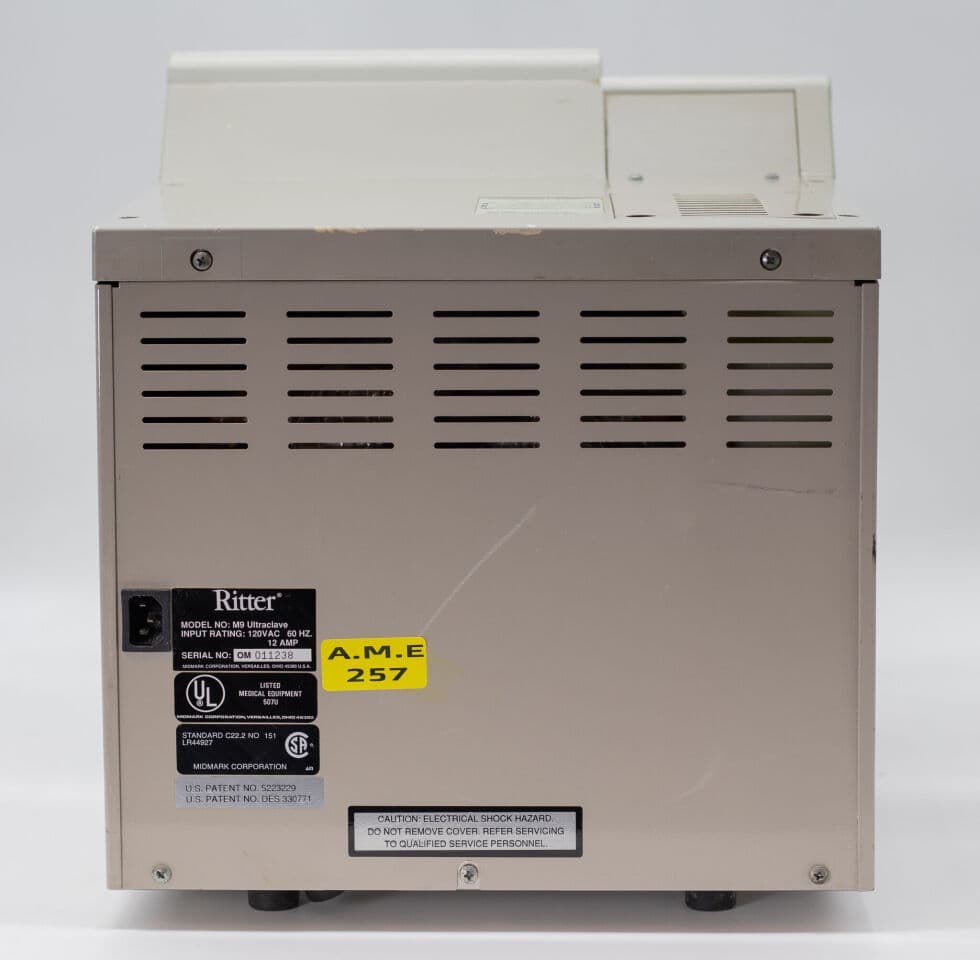 Midmark Ritter M9 UltraClave Sterilizer for Limited Space Areas thumbnail 3