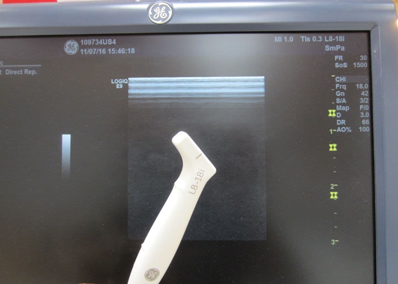 GE L8-18i-D Linear Ultrasound Transducer Probe thumbnail 2