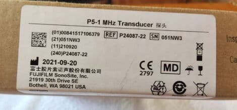 SonoSite P5-1 Sector Ultrasound Transducer thumbnail 4