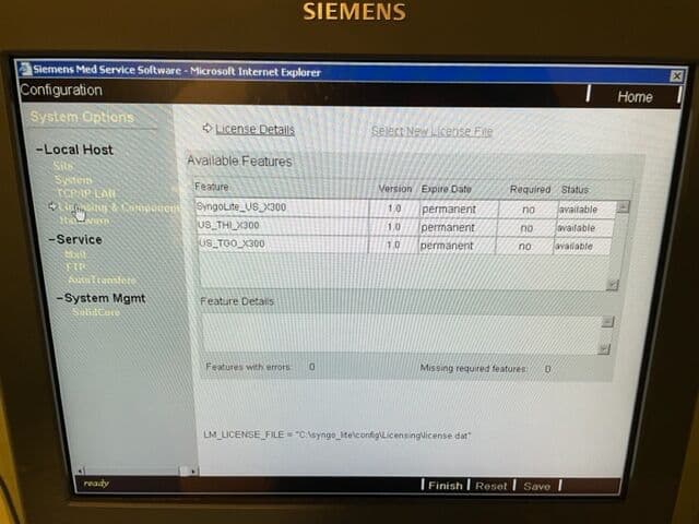 Siemens Acuson X300 General Ultrasound System thumbnail 10