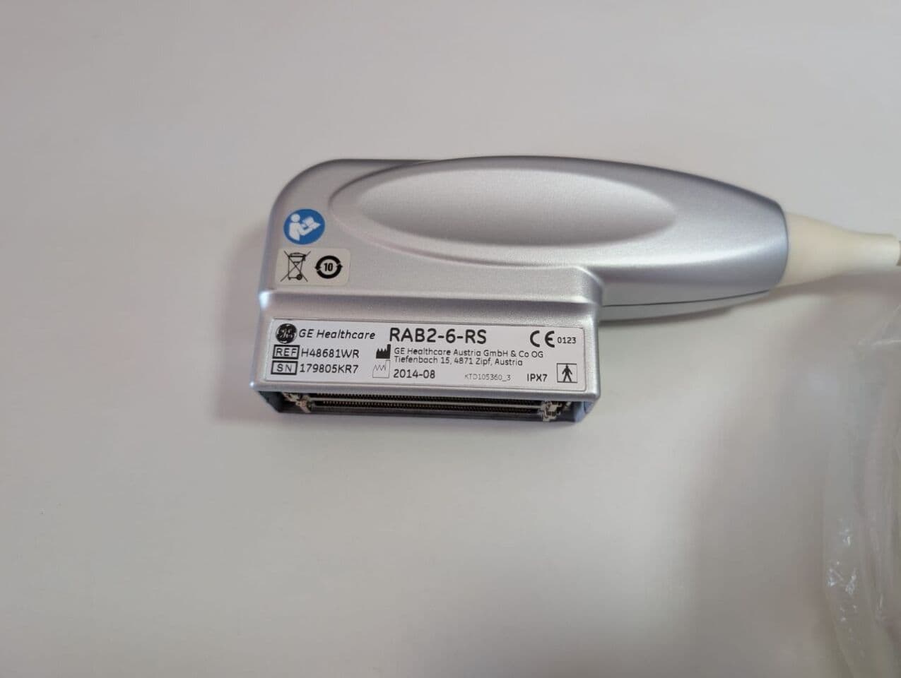 GE RAB2-6-RS 3D/4D Convex Ultrasound Transducer thumbnail 2