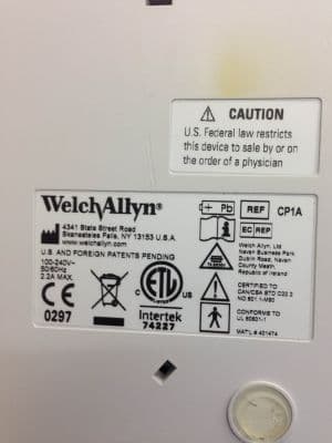 Welch Allyn CP 100 12-Lead Resting EKG System thumbnail 3