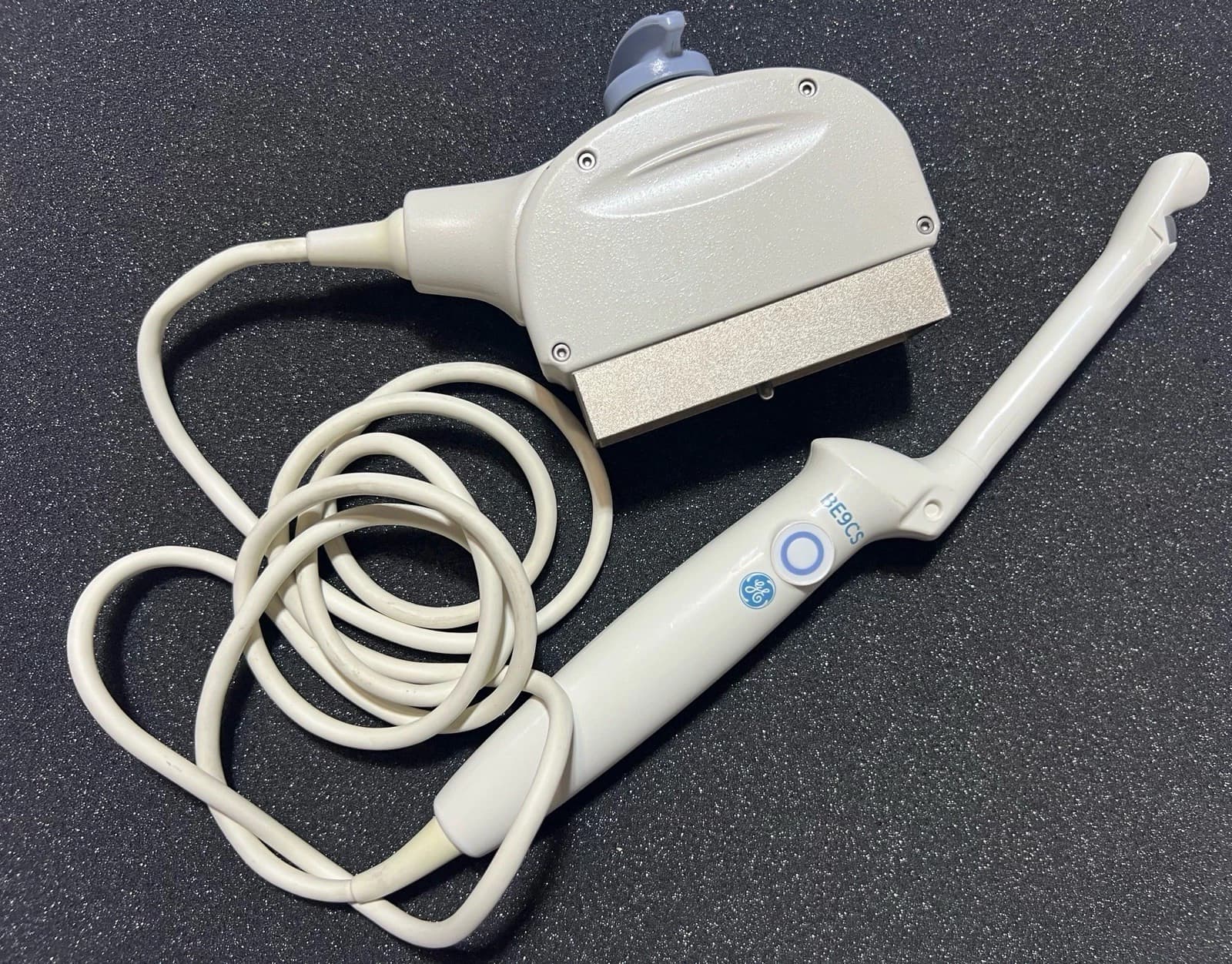 GE BE9CS Wideband Biplane Endocavity Ultrasound Probe for Urology, TRUS & Gynecology Imaging