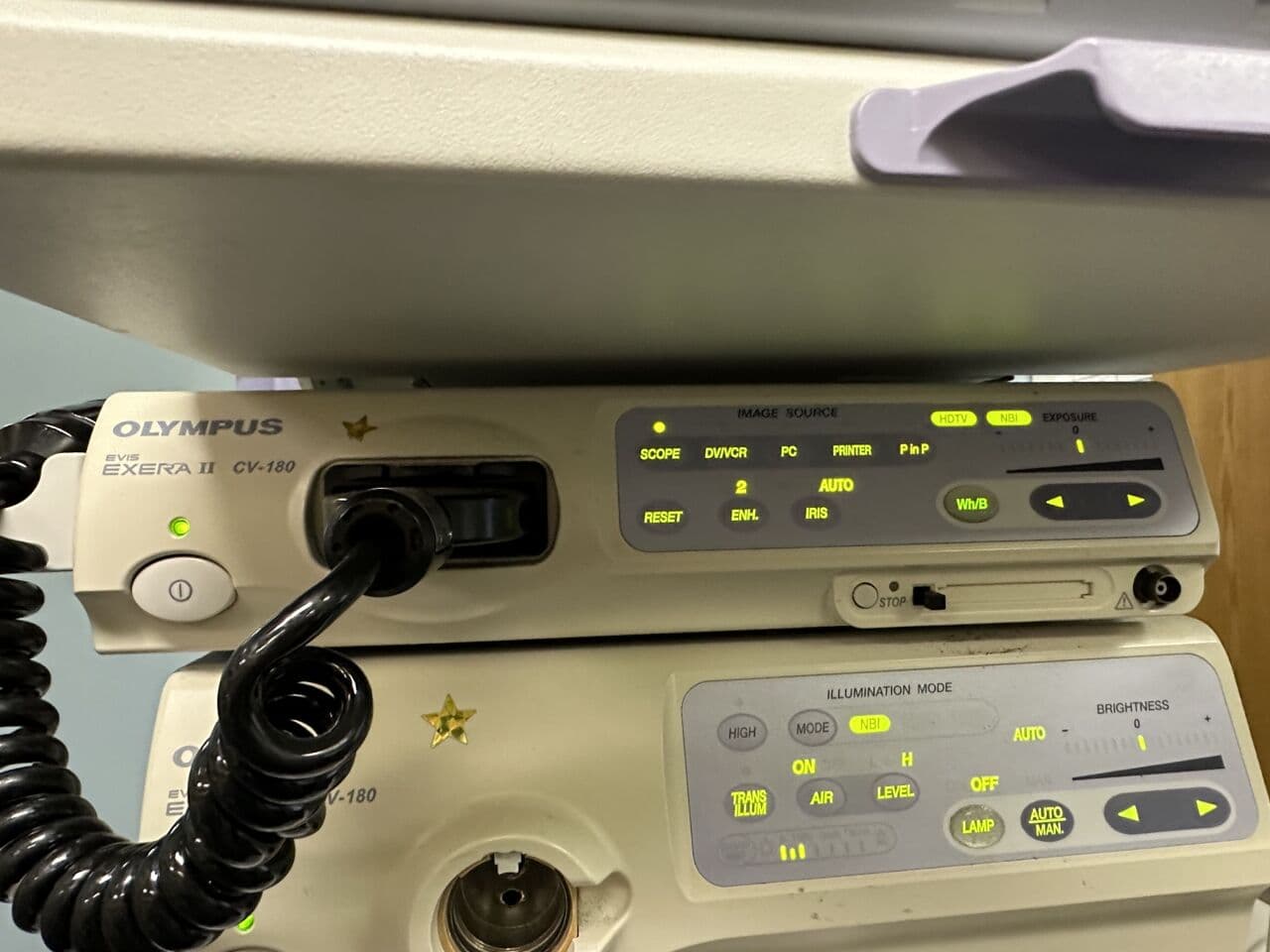 Olympus Evis EXERA II CV-180 Video Endoscopy Tower thumbnail 2