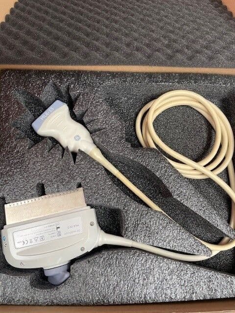 GE ML6-15-D | High-Frequency Linear Probe | Part Number ML6-15-D | Matrix Crystal Vascular MSK Transducer | GE Logiq E9 E10 Vivid E90 Parts