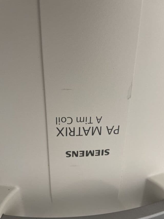 Siemens PA Matrix A Tim Coil for Avanto / Espree | P/N: 7579910 | Rev 12