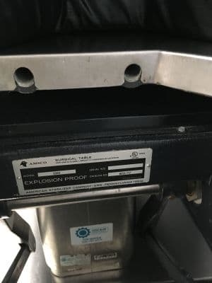 AMSCO 2080 Surgical O/R Table thumbnail 5