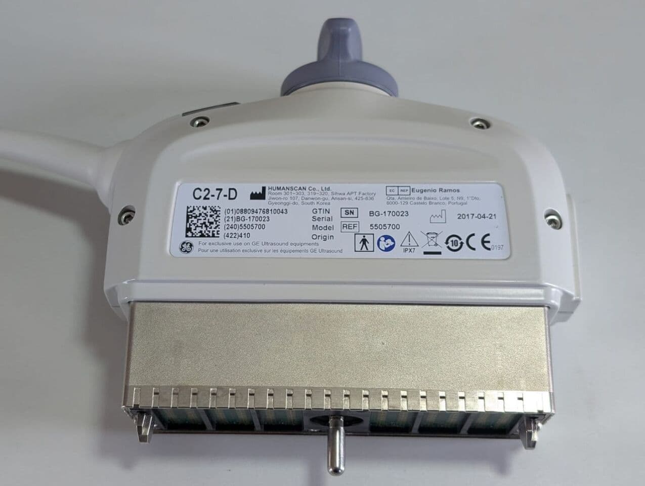 GE C2-7-D Convex Ultrasound Transducer thumbnail 2
