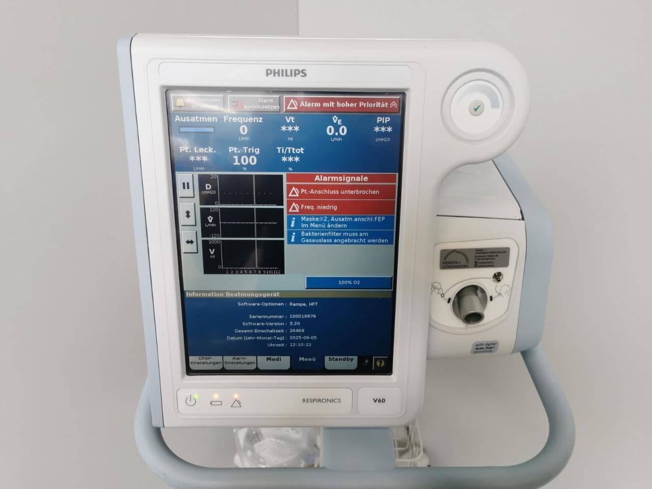 Philips V60: Non-Invasive Ventilator for Acute Respiratory Care thumbnail 6