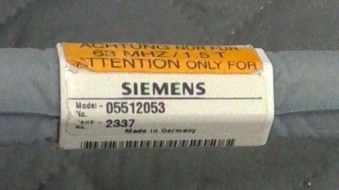 SIEMENS MRI Coil - 1.5T CP Flex Large | P/N: 5512053 / 05512053 | Symphony/Avanto Compatible thumbnail 3