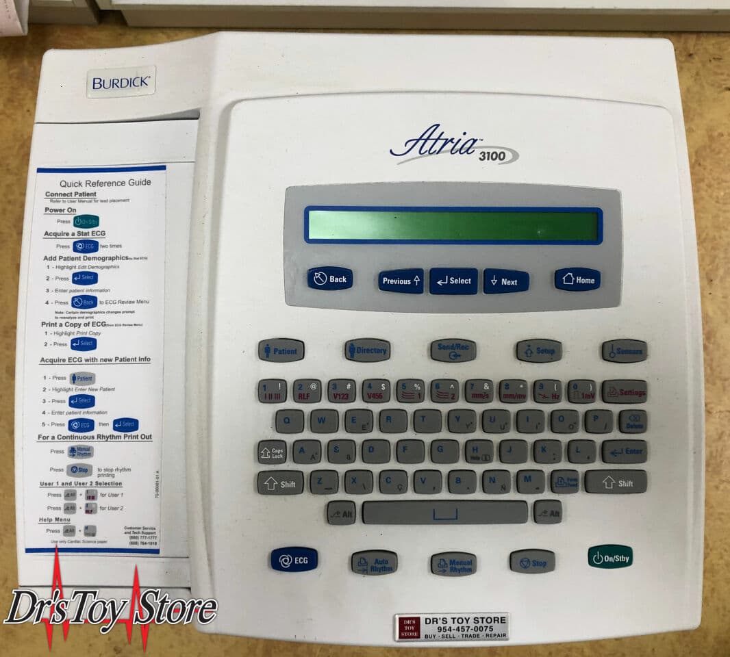 Burdick Atria 3100 ECG Machine thumbnail 3
