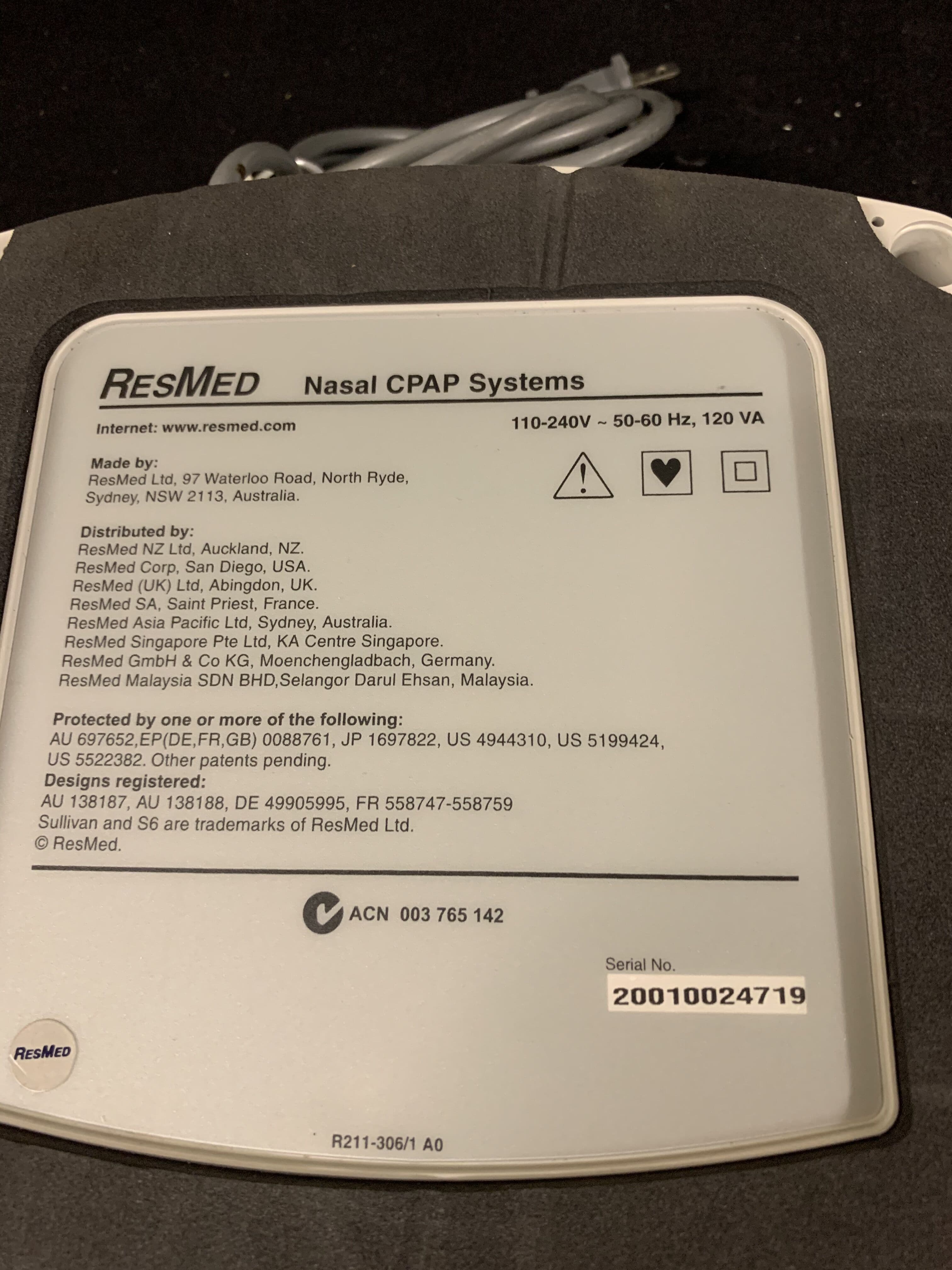 ResMed CPAP B BioMed Certified CPAP System thumbnail 2