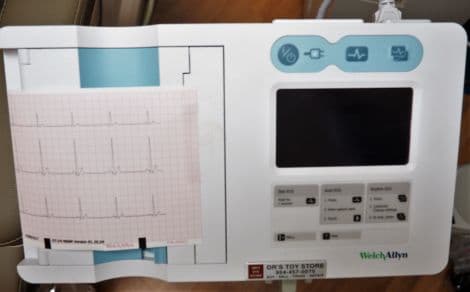 Welch Allyn CP 50 Interpretive ECG Machine with Stand thumbnail 2