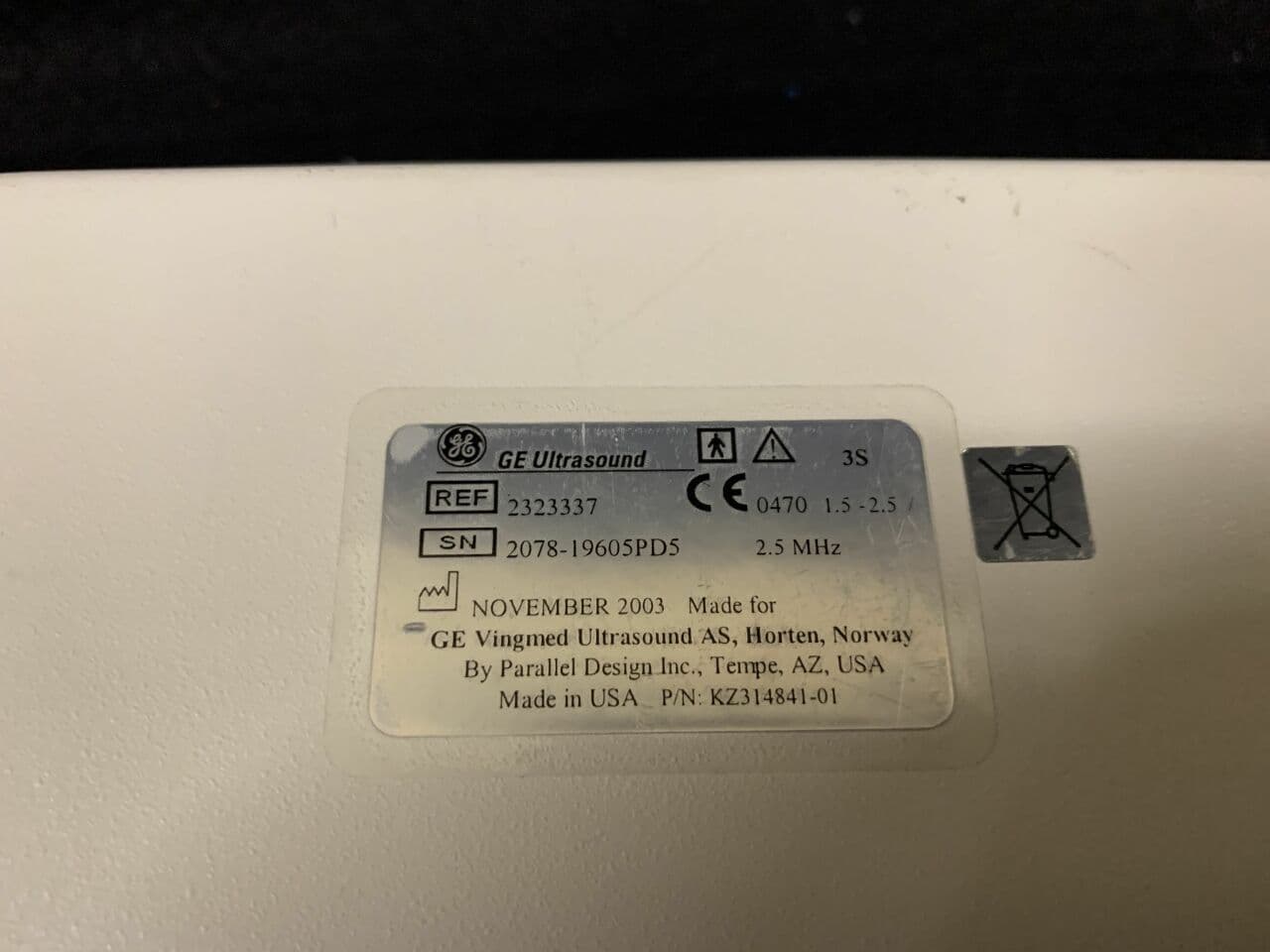 GE 3S BioMed Certified Cardiac Ultrasound Transducer thumbnail 3