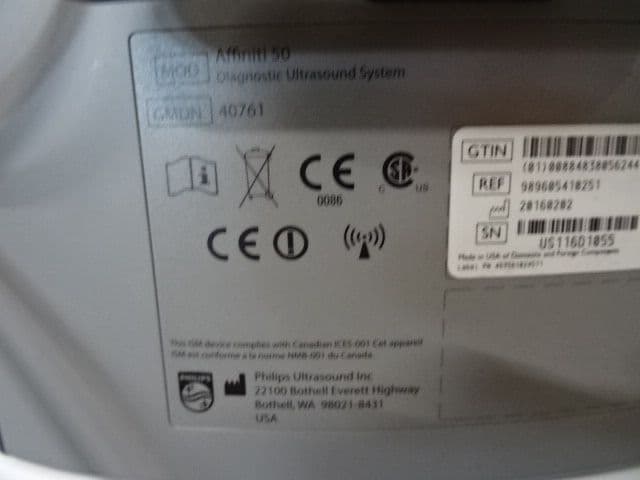 Philips Affiniti 50G Ultrasound System thumbnail 6