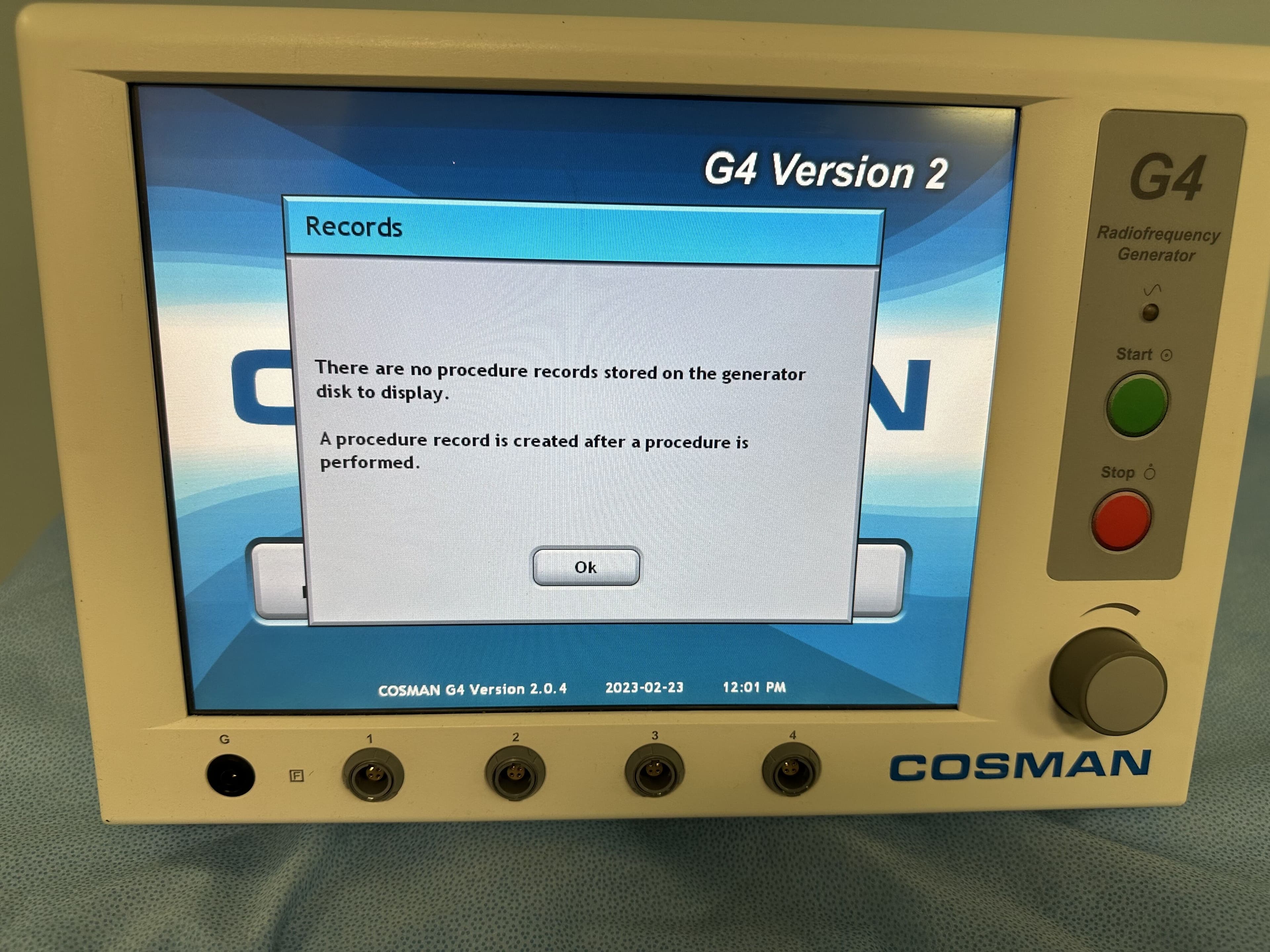 Boston Scientific Cosman RFG-4 Radiofrequency Generator thumbnail 2