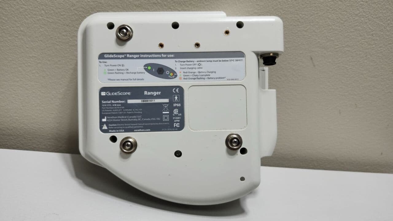 Verathon Glidescope Ranger Video Laryngoscope Monitor 0570-0186 thumbnail 3