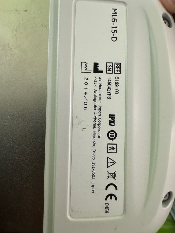 GE ML6-15-D Linear Array Ultrasound Transducer image 1