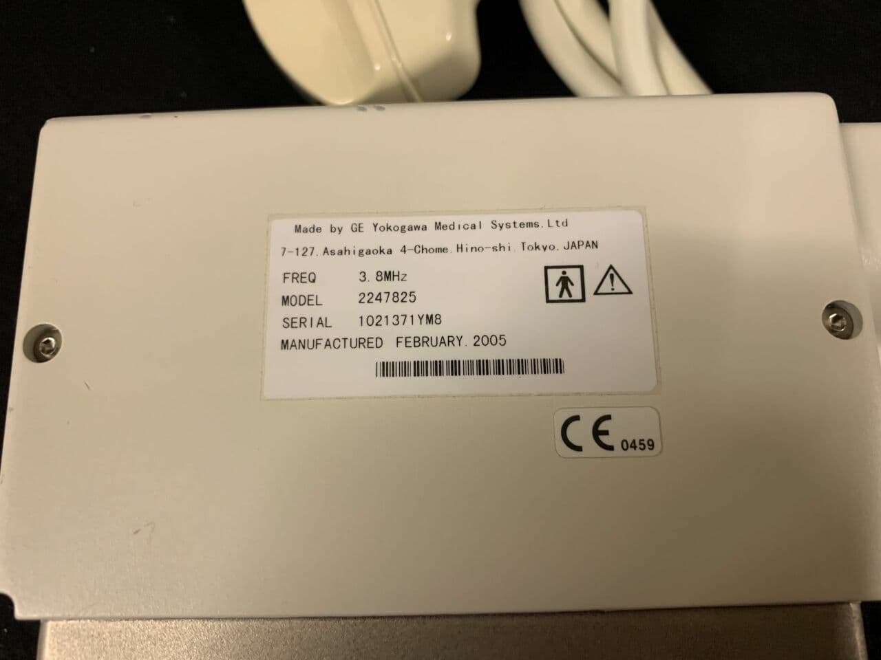 GE 3CB BioMed Certified Convex Ultrasound Probe thumbnail 2