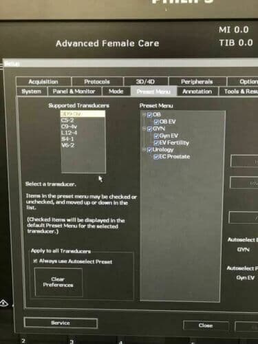 Philips ClearVue 650 3D/4D Women's Health Ultrasound System thumbnail 5