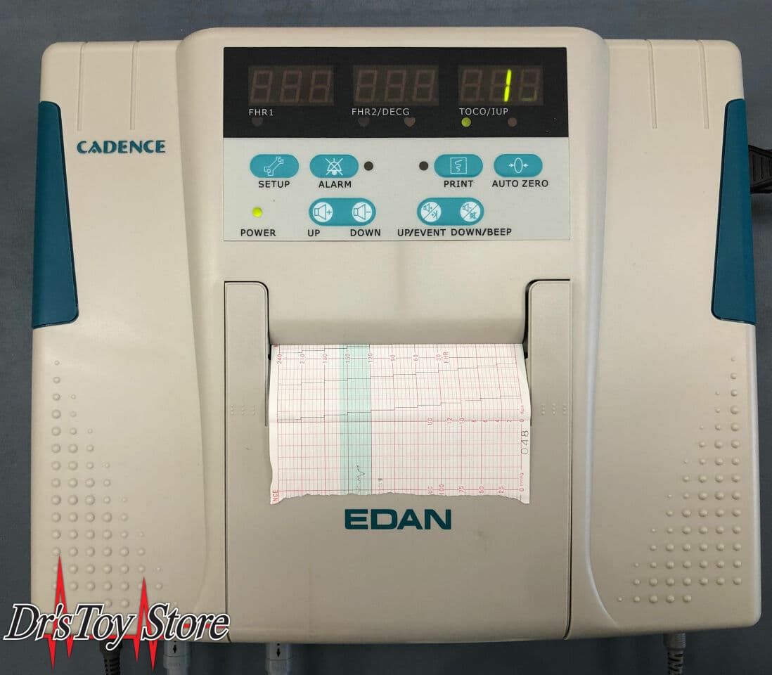 EDAN Cadence Fetal Doppler Monitor with Probes and Printer thumbnail 2
