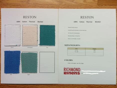 Hospital-Grade 100% Cotton Bed Sheet by Unknown — Model 100cotton thumbnail 3
