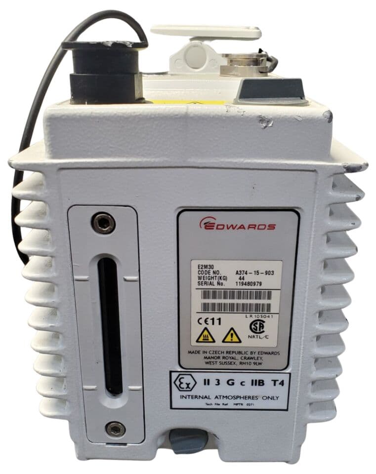 Edwards E2M30 Dual Stage Rotary Vane Vacuum Pump thumbnail 6