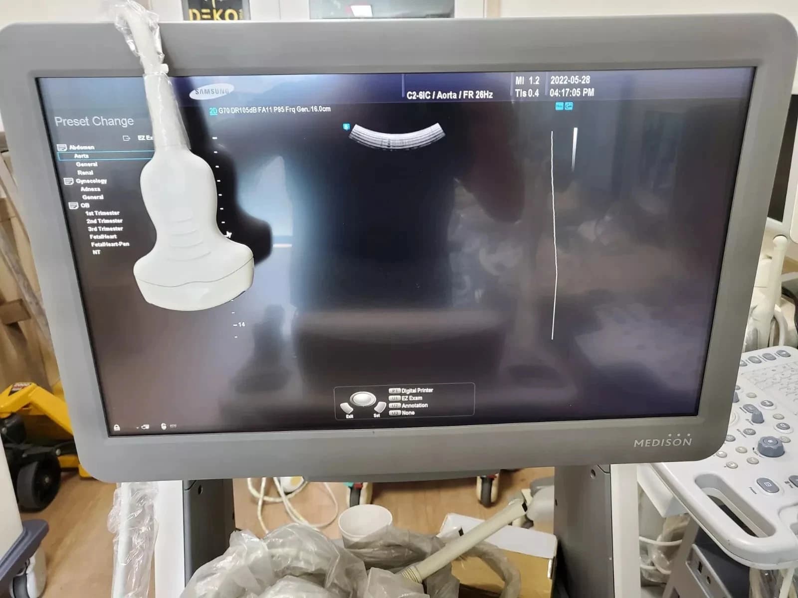 Samsung C2-6IC Convex Ultrasound Probe for Accuvix A30 Systems – Abdominal, OB/GYN and General Imaging Applications