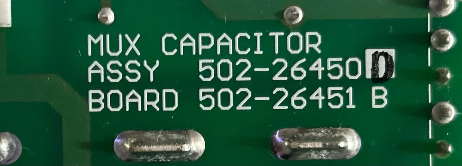 Shimadzu 502-26450 MUX Capacitor for Mobile X-Ray Systems thumbnail 2