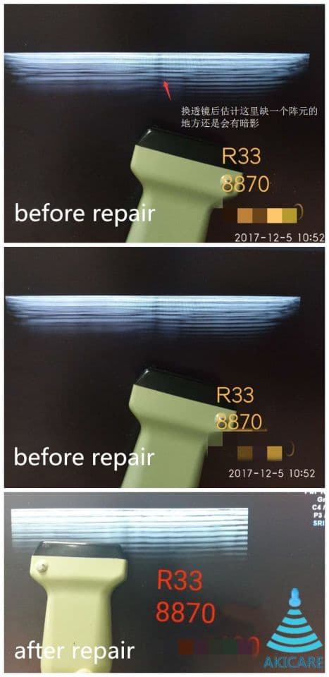 AKICARE Used Broken 8870 for BK Ultrasound Transducer Probe thumbnail 2