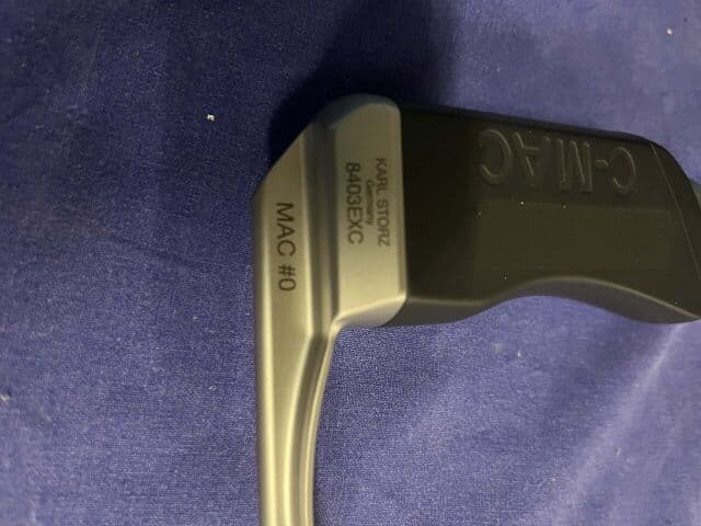 Karl Storz 8403EXC | Mac #0 Laryngoscope | Part Number 8403EXC | Neonatal Pediatric Video Intubation Blade | Storz C-MAC Monitor Parts thumbnail 2