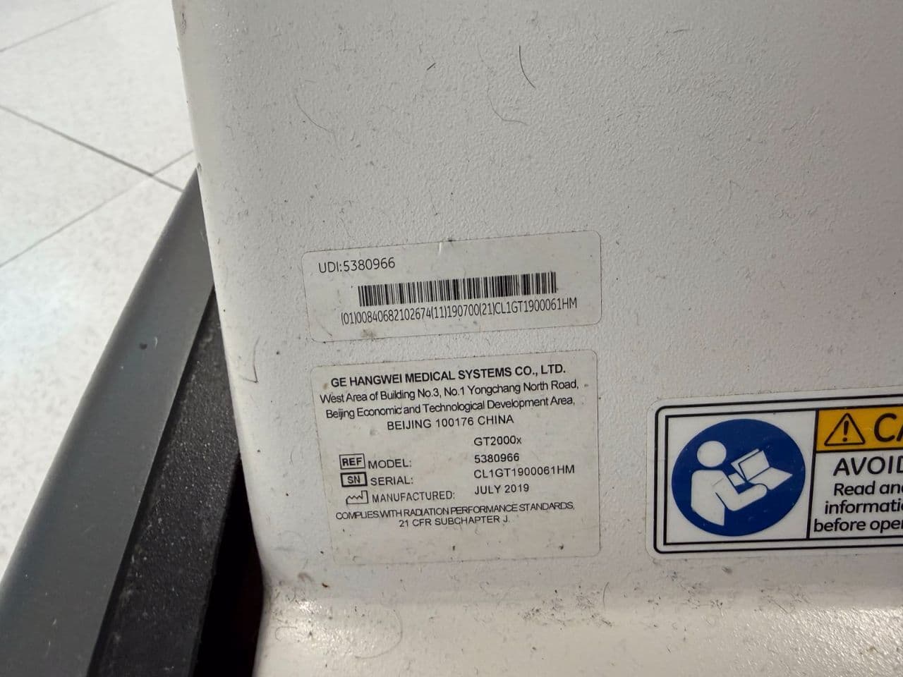 GE Revolution Frontier 2019 CT Scanner thumbnail 9