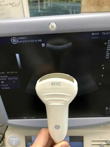 GE M7C Convex Ultrasound Transducer Probe image 1