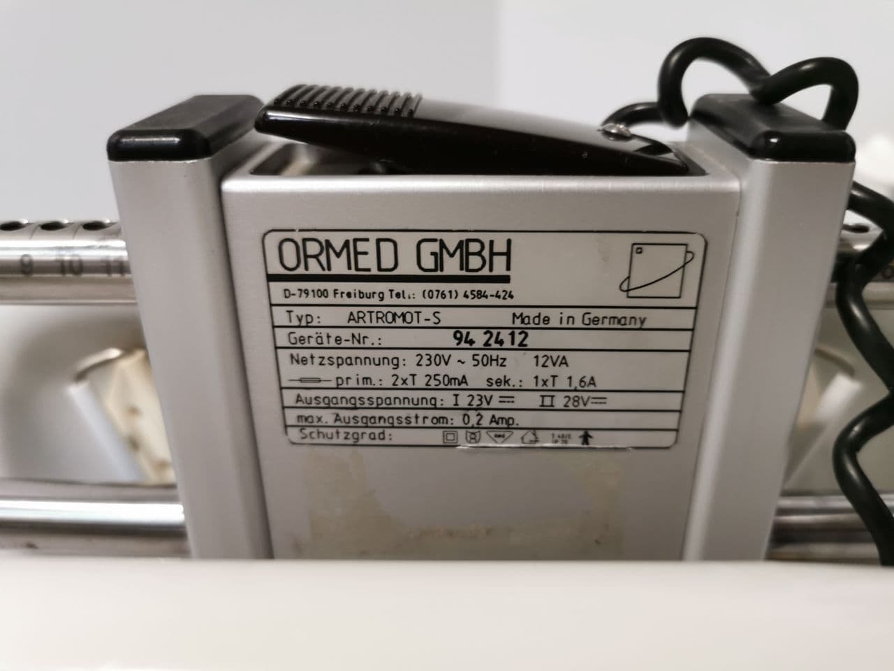 Ormed ATROMOT S Shoulder Continuous Passive Motion (CPM) Device thumbnail 6