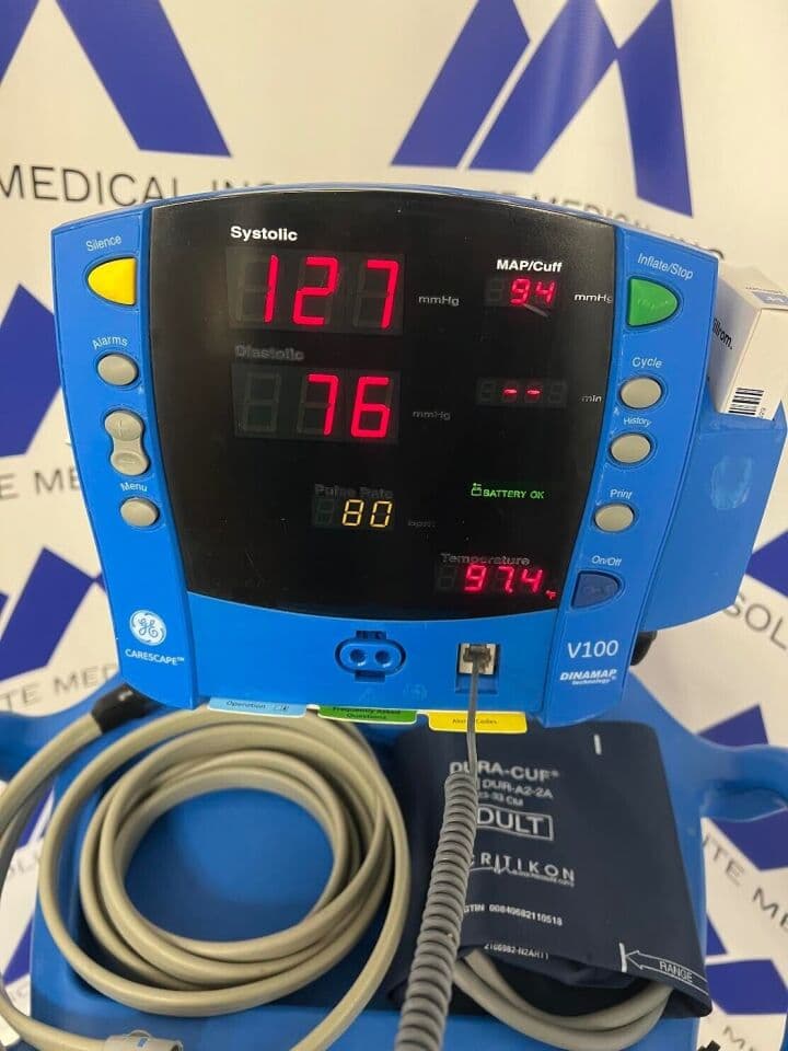 GE Dinamap V100 Vital Signs Monitor thumbnail 6