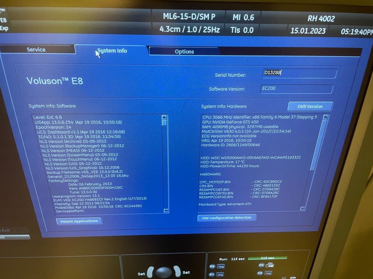 GE Voluson E8 Expert Ultrasound System thumbnail 4