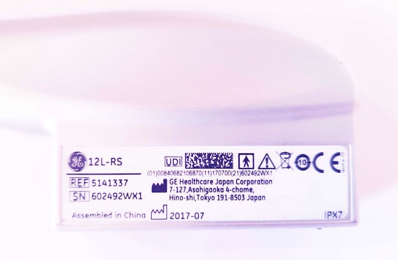 GE 12L-RS Linear Ultrasound Transducer thumbnail 3