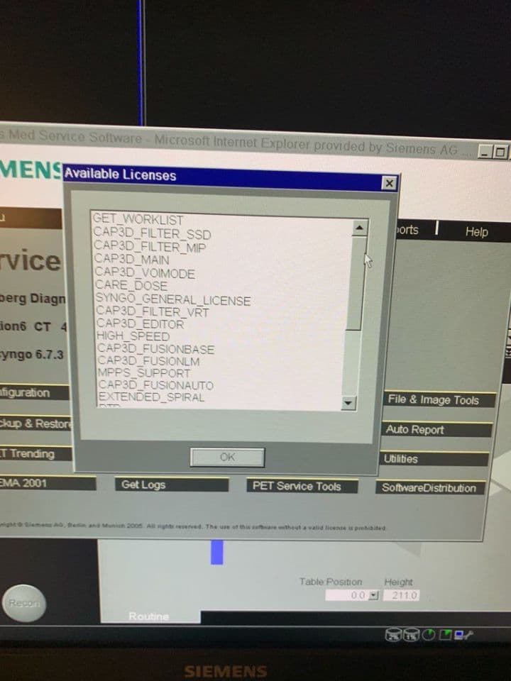 Siemens Biograph 6 TruePoint Air-Cooled PET/CT System thumbnail 7