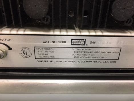 Concept 9600 Electrosurgical Unit (ESU) thumbnail 4