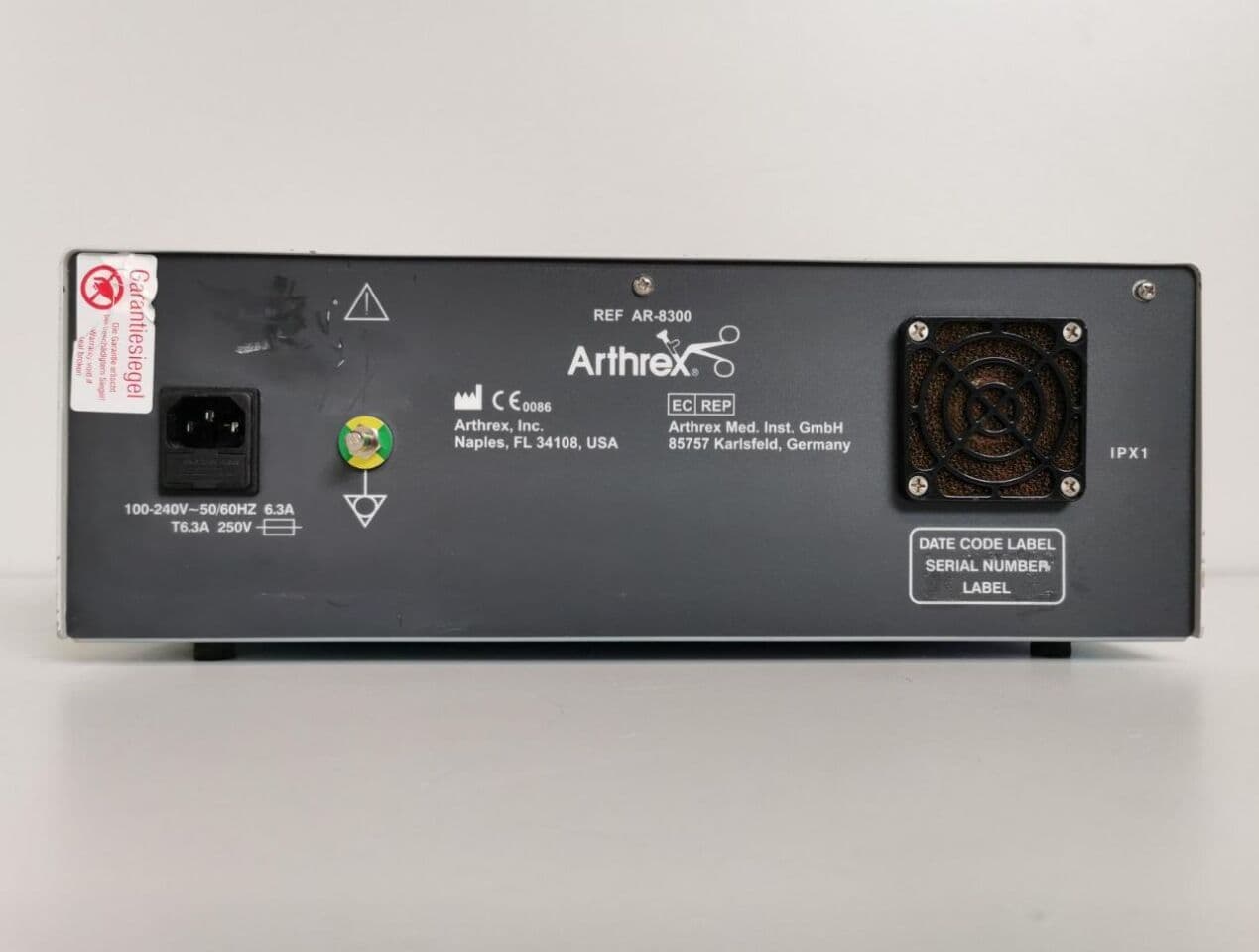 Arthrex AR-8300 Shaver System Control Console for Arthroscopic Surgery thumbnail 4